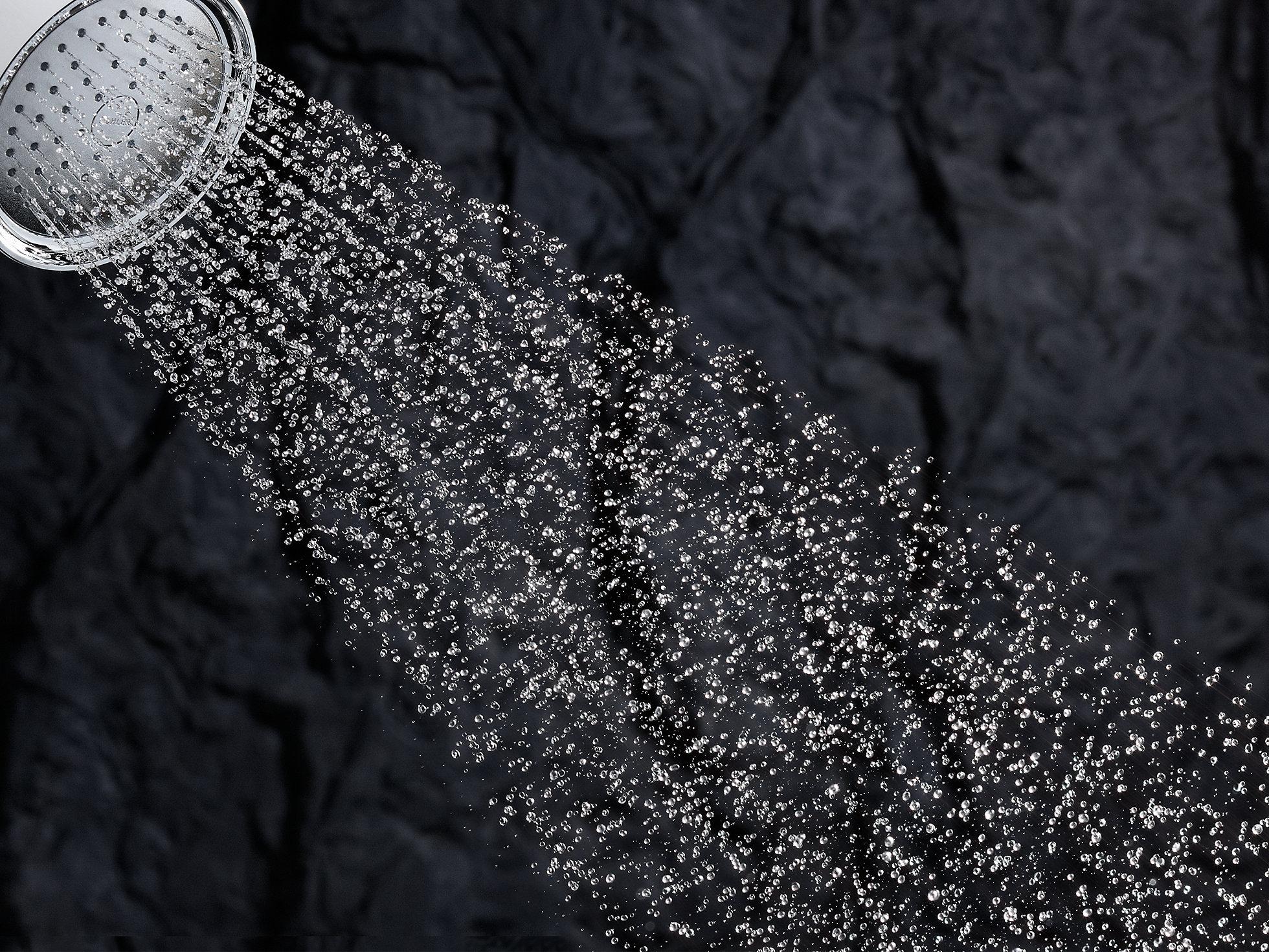 KOHLER Однофункциональная настенная душевая лейка Purist 2,5 галлона в минуту с технологией всасывания воздуха Katalyst K-965-AK-TT  - Вид №4