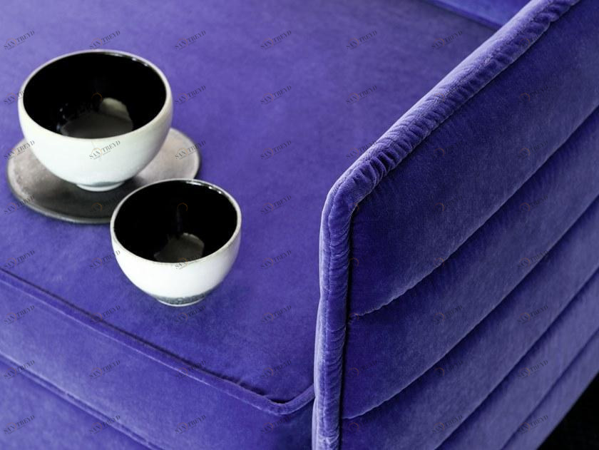 Élitis Однотонная бархатная ткань sun-id-1450951