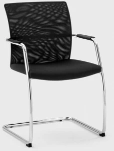 Viganò Стул консольный из ткани с подлокотниками Queen mesh