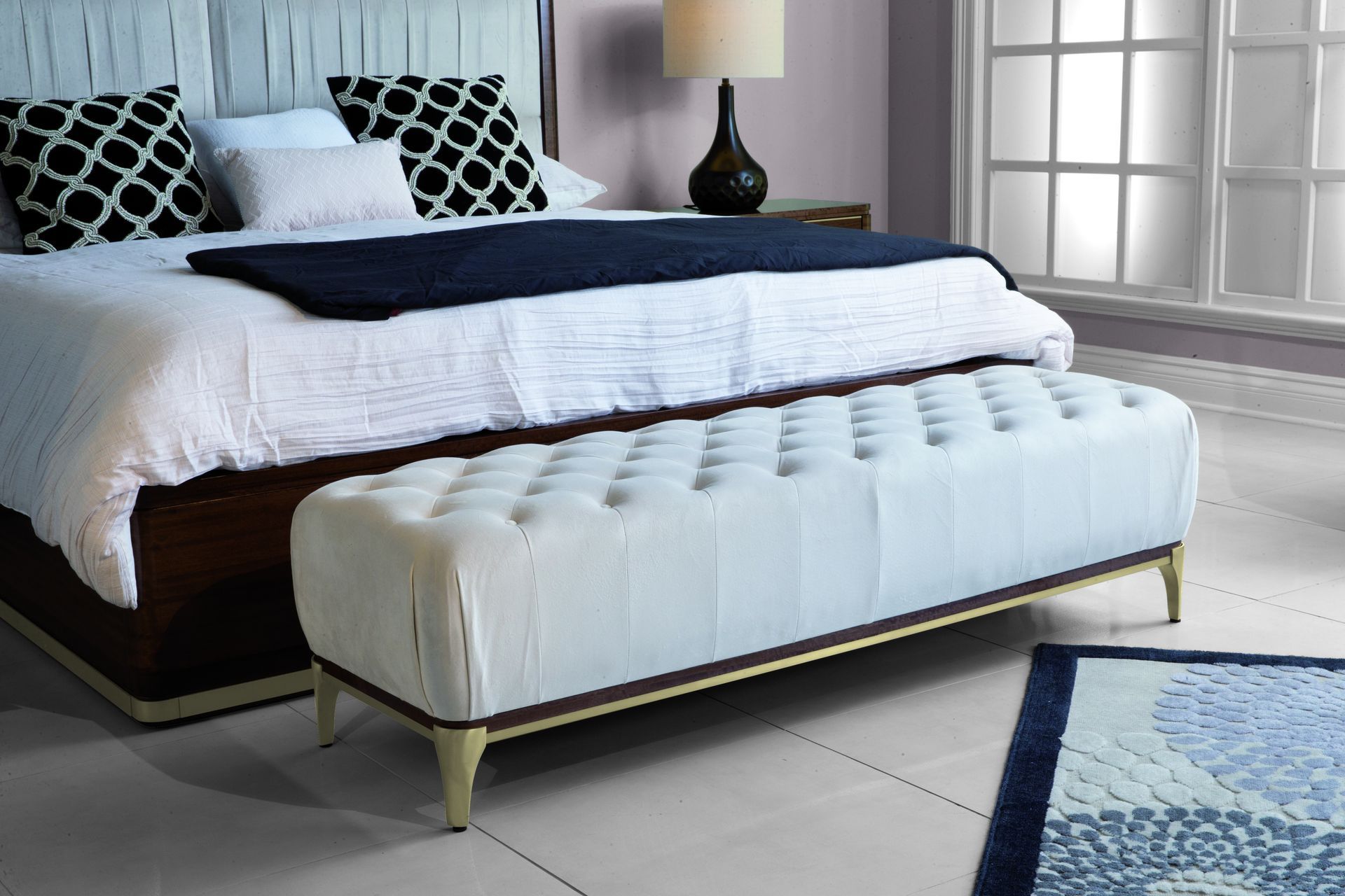 Мягкая скамейка из ткани Hurtado Evolution ARCH-00090034 - Вид №1