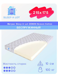 91178795 Матрас Zenon Henson Cotton 215x175 см беспружинный STLM-0511323 SLEEP A LOT