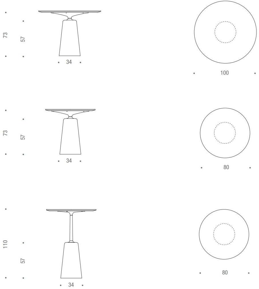 МДФ Италия - СТАЛЬНЫЙ СТОЛ | Деревянный стол MDF Italia sun-id-1344404 - Вид №4