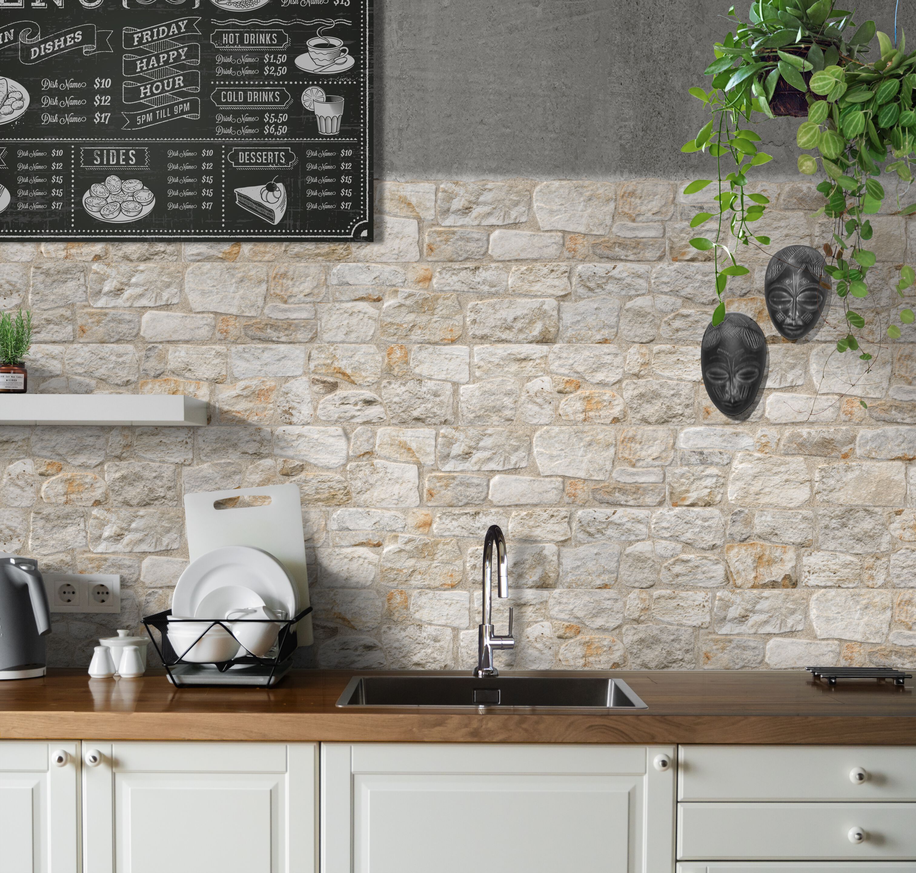 Керамогранит с эффектом камня KERADOM DOLOMIA ARCH-00028082 - Вид №10