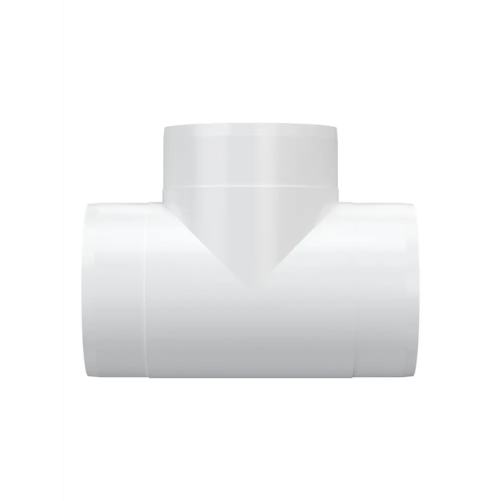 Тройник для круглых воздуховодов Fonet D100 мм пластик STLM-2162037 - Вид №3