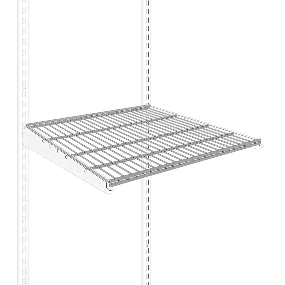 Полка сетчатая Титан-GS 46.3x50.6 см сталь цвет белый STLM-2087831 - Вид №1