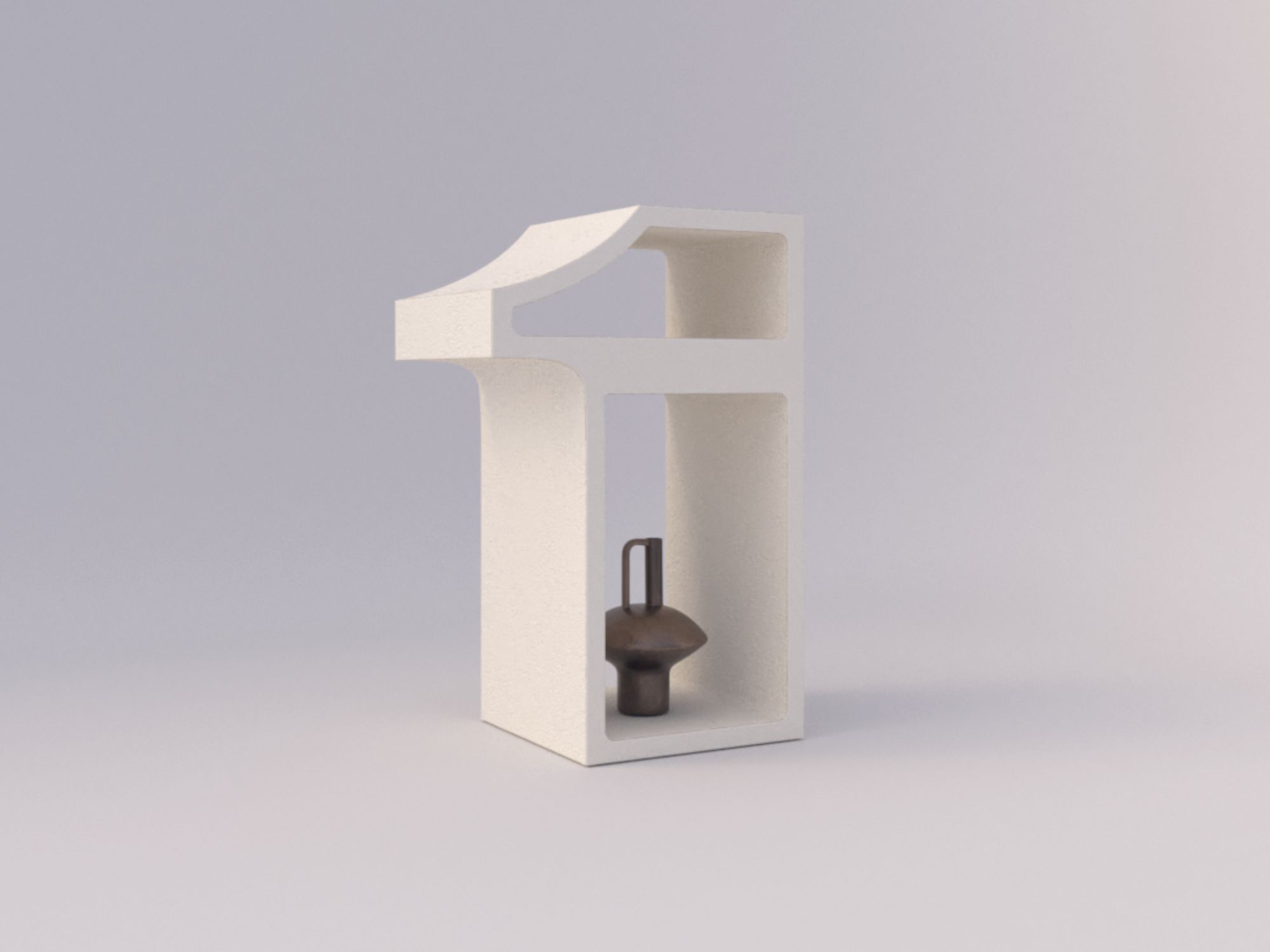 Мебель контейнеры в бетонной конструкции Voltan 555 ARCH-00065661 - Вид №32