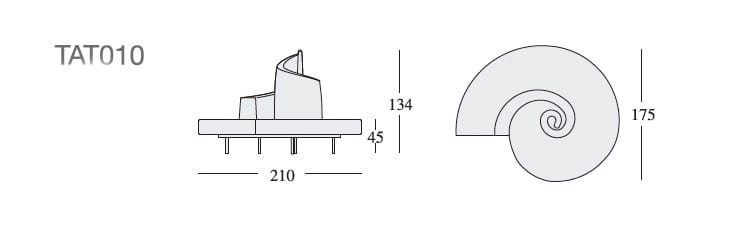 Диван Edra для интерьера ARCH-00116415 - Вид №3