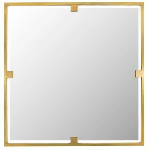Il Bronzetto Квадратное зеркало из латуни в раме Timeless Urb 51