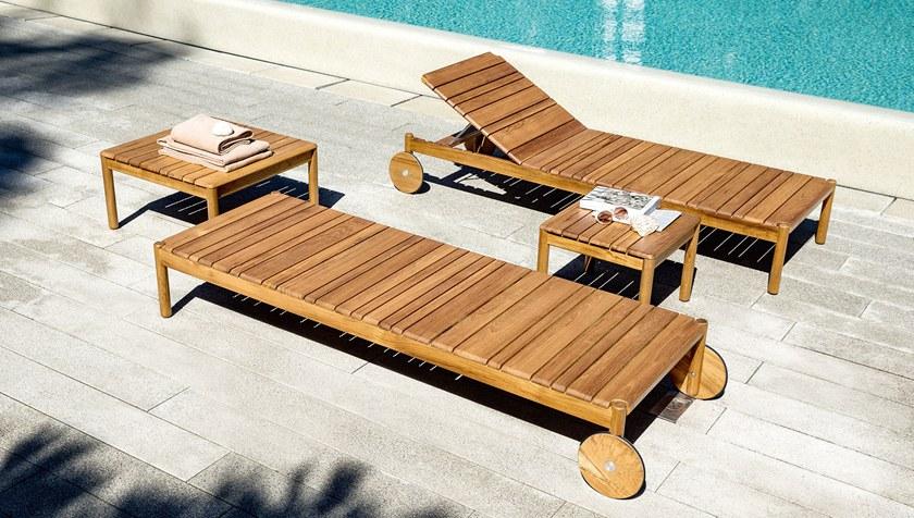 Varaschin Квадратный садовый столик из тика Barcode sun-id-1441842 - Вид №2