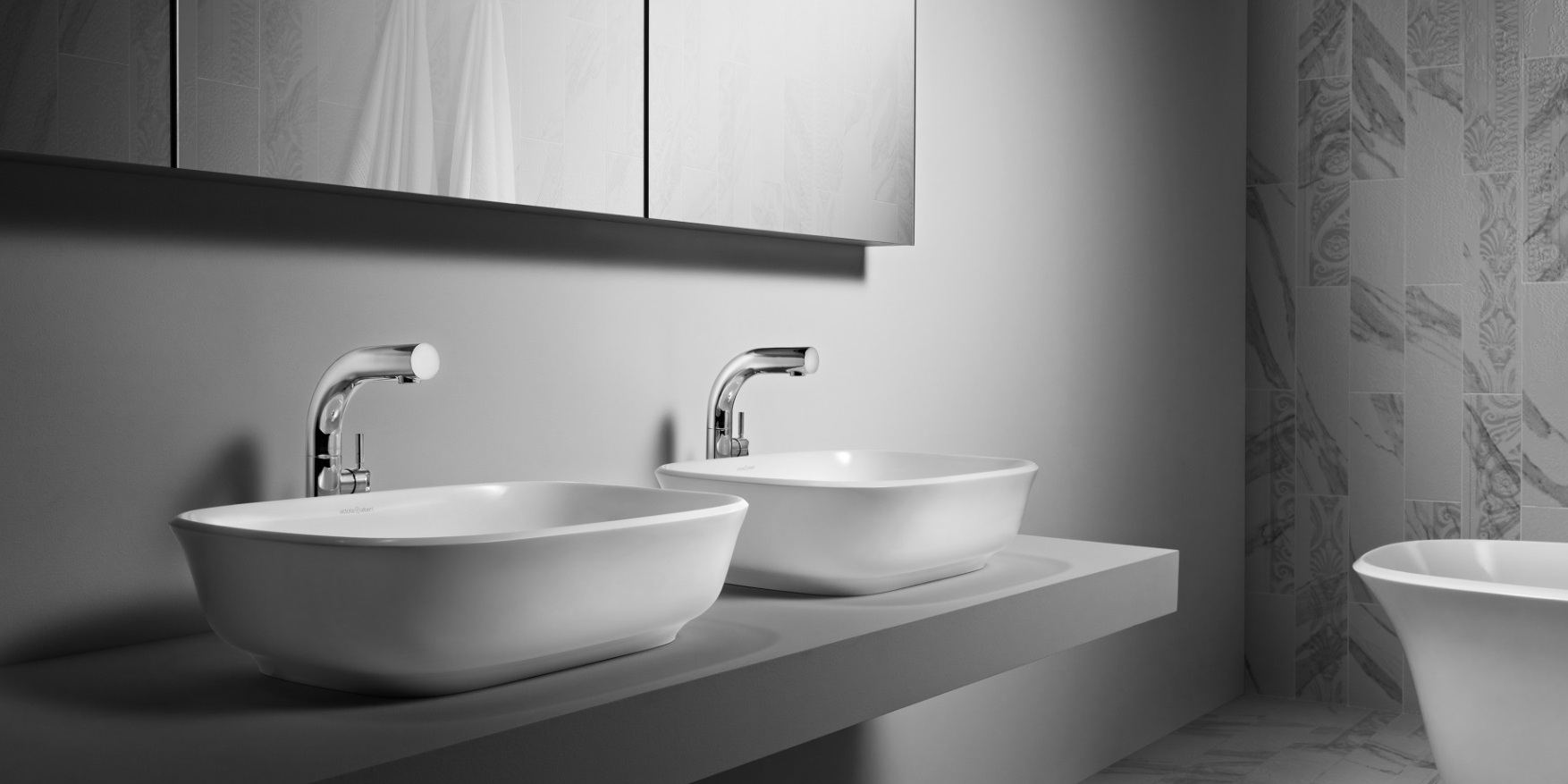 VBAMT60 Накладная раковина на столешницу  овальная Victoria + Albert  - Вид №2