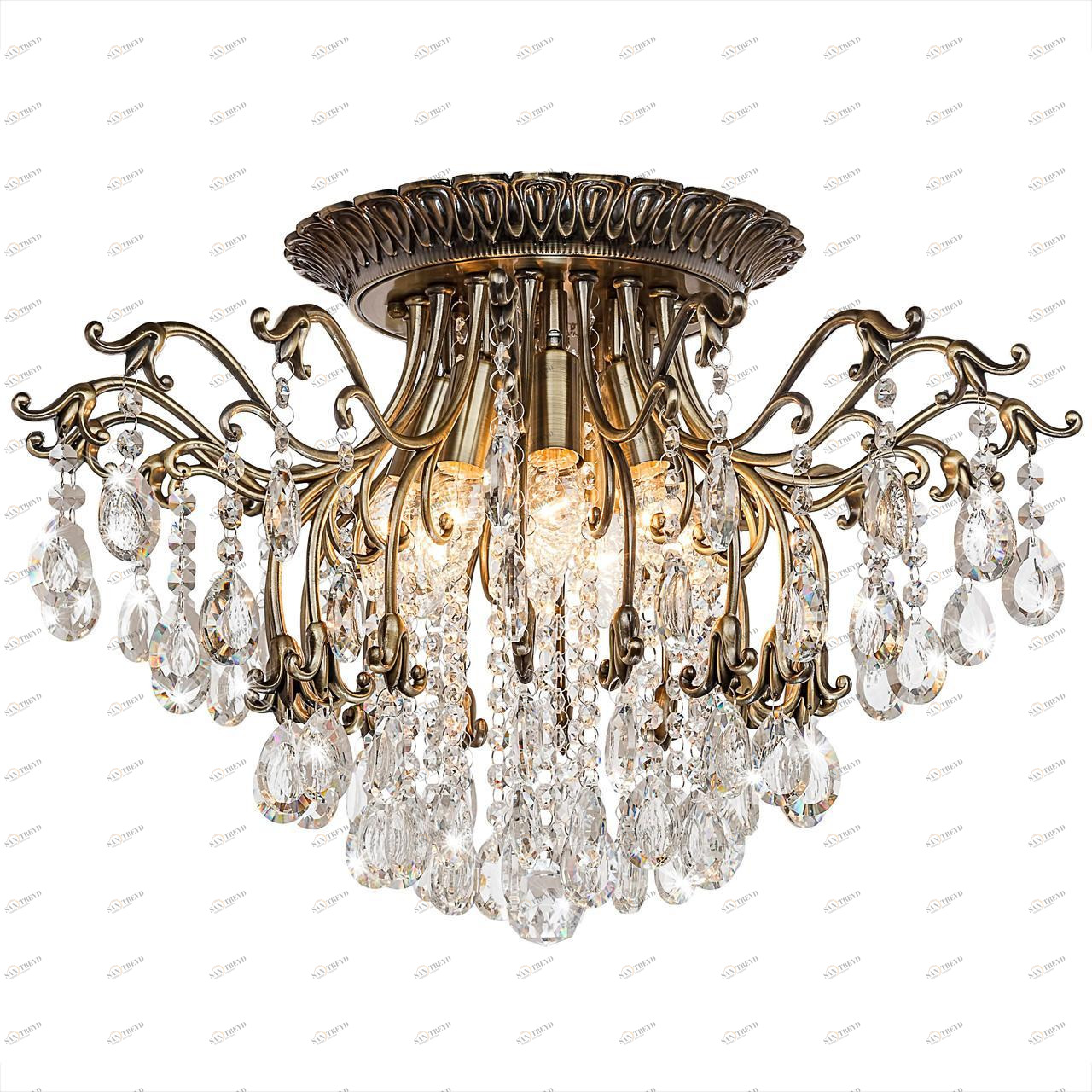 Потолочная люстра Silver Light Clare 734.53.8 SILVER LIGHT ДИЗАЙНЕРСКИЕ, CLARE 183893 Бронза 