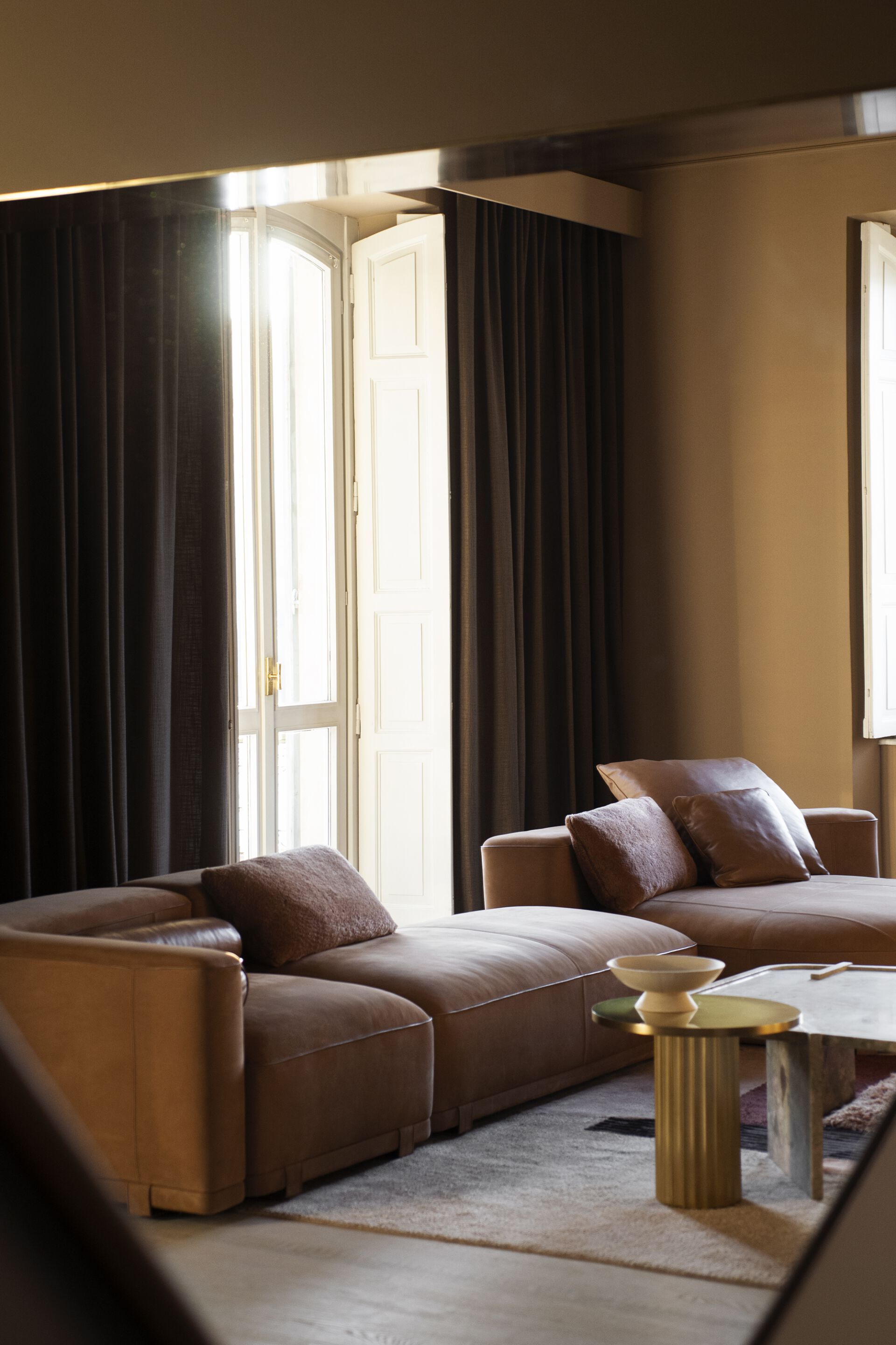 Кожаный модульный диван Baxter JULIETTE ARCH-00053298 - Вид №3