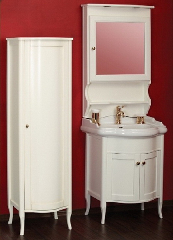 Витрина MIGLIORE Bella ML.BLL-VE450.DR с дверцей, нежно-розовый  - Вид №6