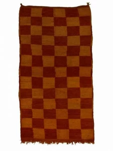 AFOLKI Прямоугольный шерстяной коврик с длинным ворсом и геометрическими мотивами Boujad Taa1016be