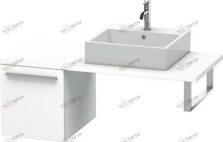 XL543101818 Шкафчик для консоли X-Large #XL5431 400 x 548 мм Белый матовый, декор Duravit