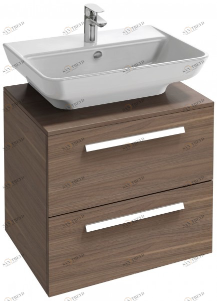 EB1383-E16 Мебель под раковину 65 см, 2 выдвижных ящика Jacobdelafon STRUKTURA Santreyd