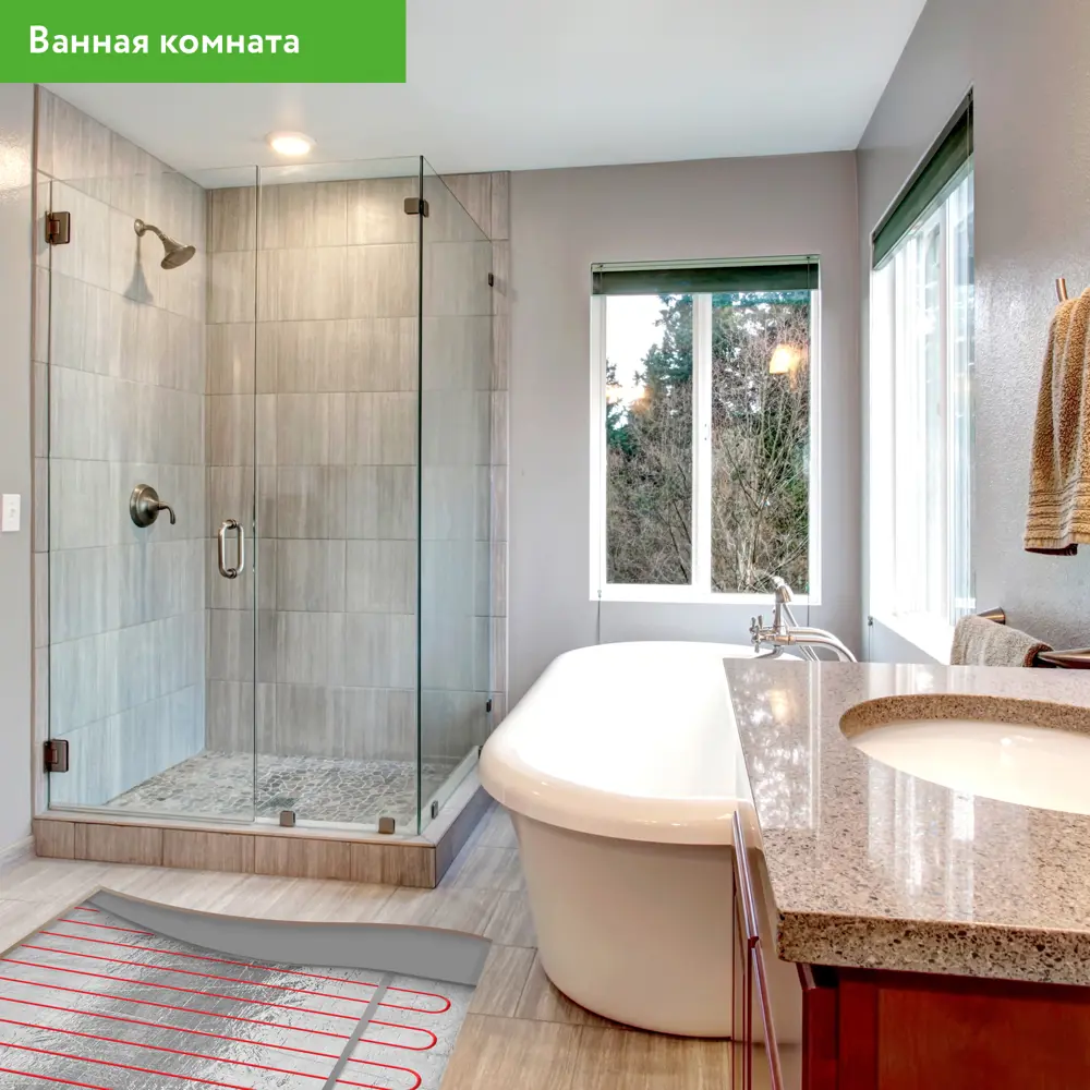 Equation: Двухжильный нагревательный кабель для системы теплого пола 1050 Вт 18877441 STLM-0013370 - Вид №6