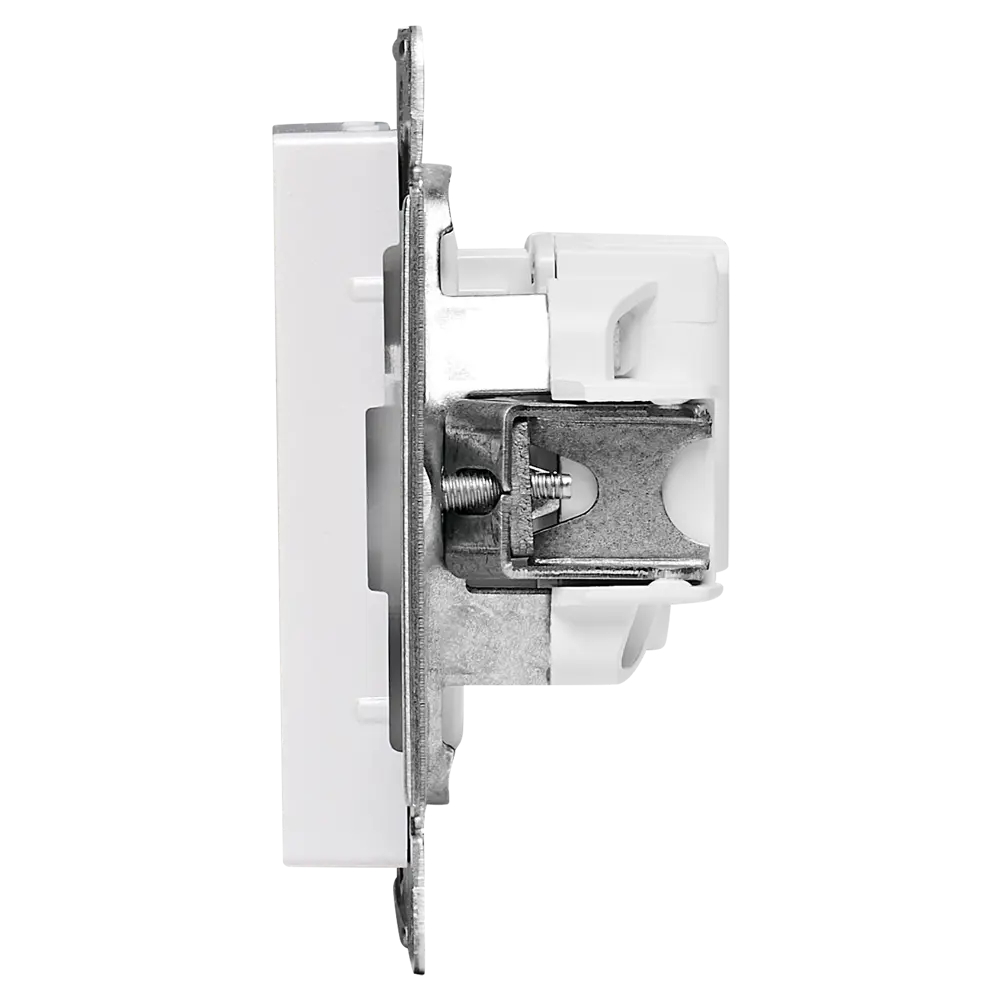 Розетка встраиваемая Systeme Electric AtlasDesign без заземления цвет жемчужный STLM-2027441 - Вид №3