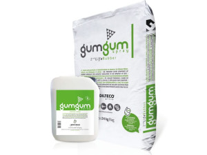 Предварительно смешанные резиновые гранулы звукопоглощающие