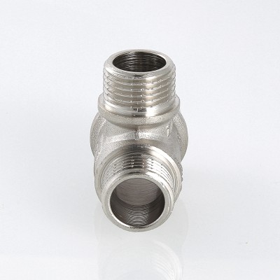VTr.131.RN.050405 Фитинг резьбовой – тройник переходной c наружной резьбой Valtec 3/4" х 1/2" х 3/4"  - Вид №2