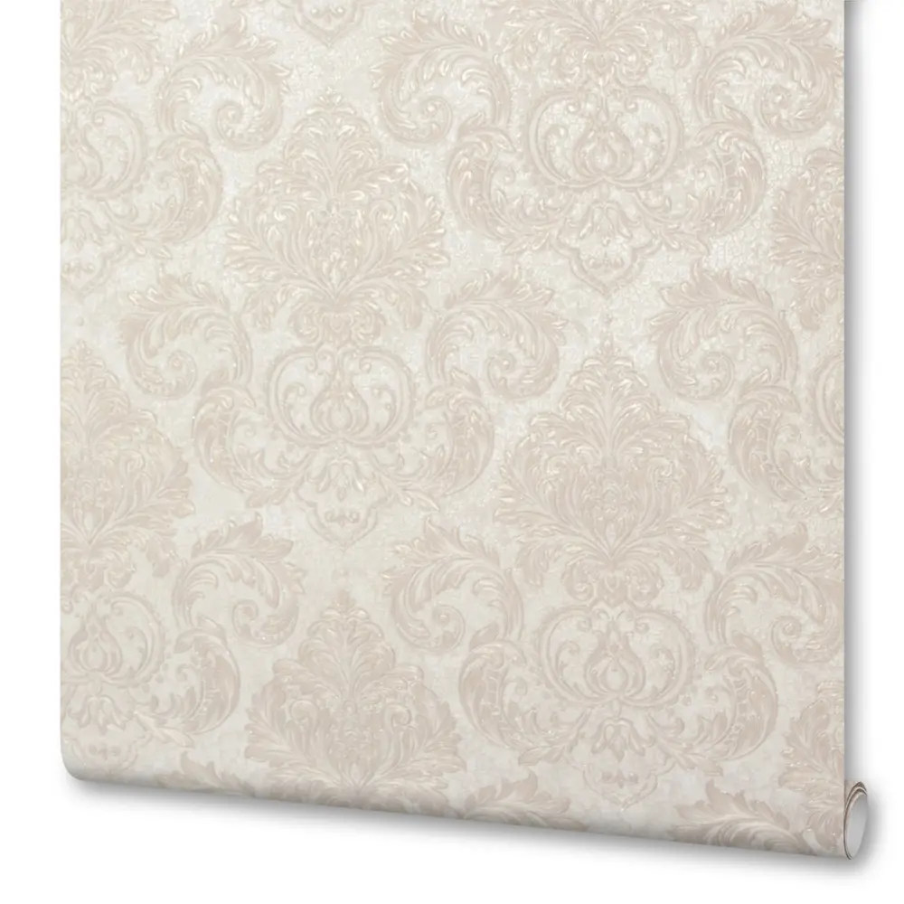 Обои флизелиновые Euro Decor Barocco бежевые 1.06 м 3700-2 STLM-2190421