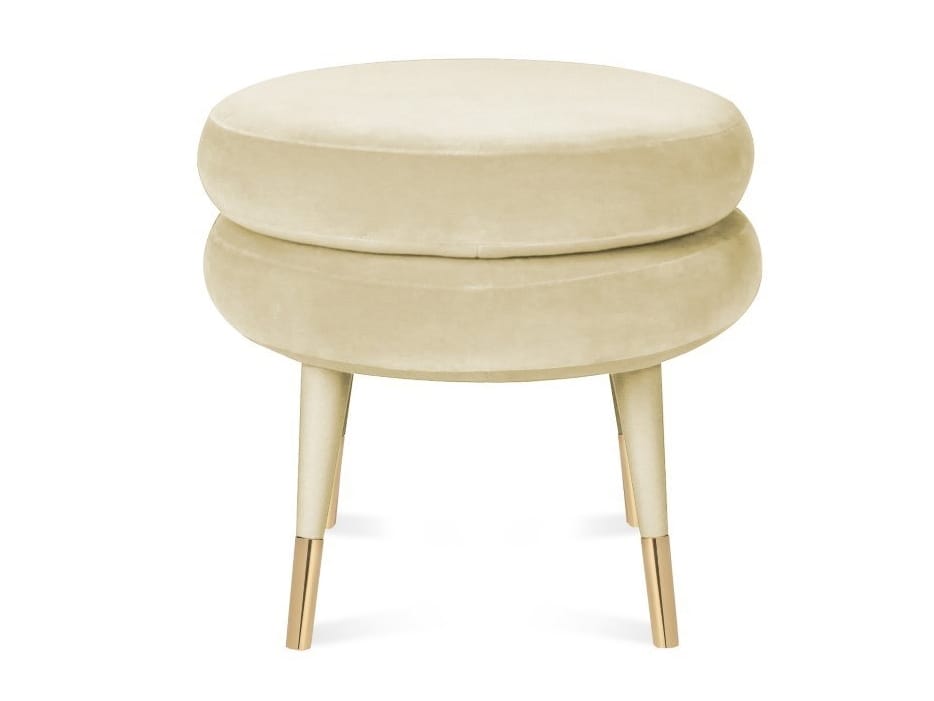 Бархатный низкий стул ROYAL STRANGER MARSHMALLOW ARCH-00022152 - Вид №1