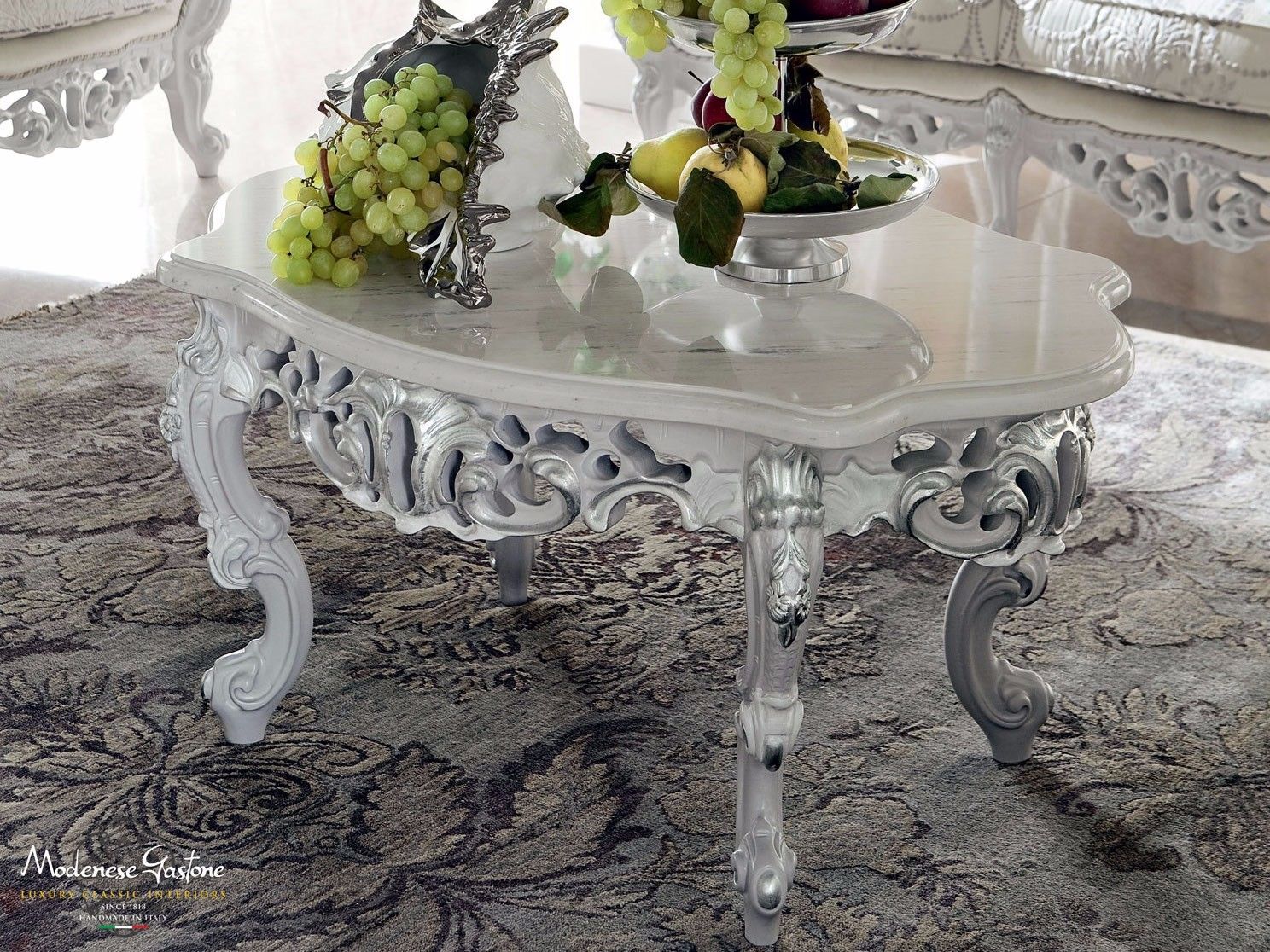 Низкий прямоугольный журнальный столик для гостиной Modenese Luxury Interiors Bella Vita ARCH-00058929