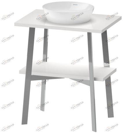 CC953408585 Cape Cod Тумбочка напольная Белый глянцевый лак Duravit