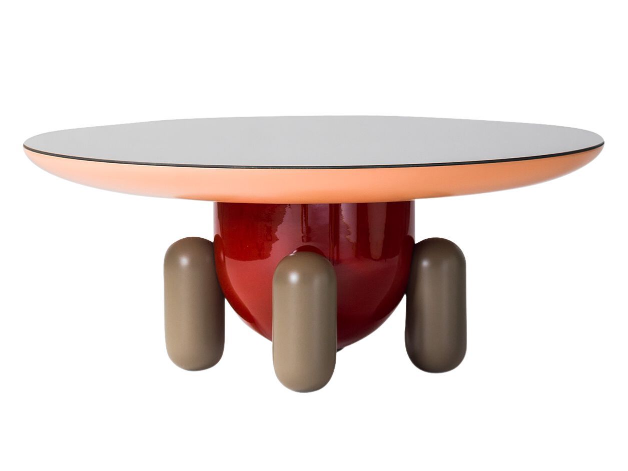 Круглый журнальный столик из стекловолокна BD Barcelona Explorer ARCH-00079769