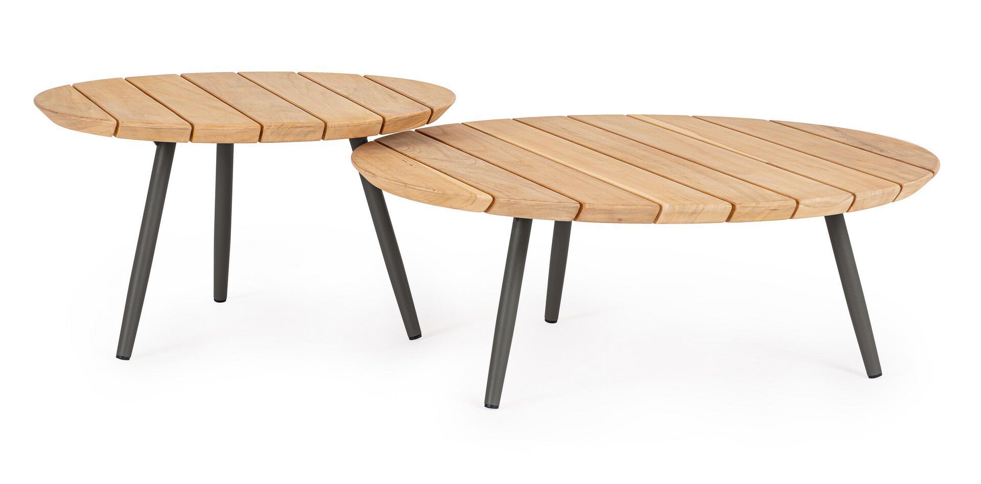 Круглый стол из тикового дерева BIZZOTTO Ivissa ARCH-00022431 - Вид №5