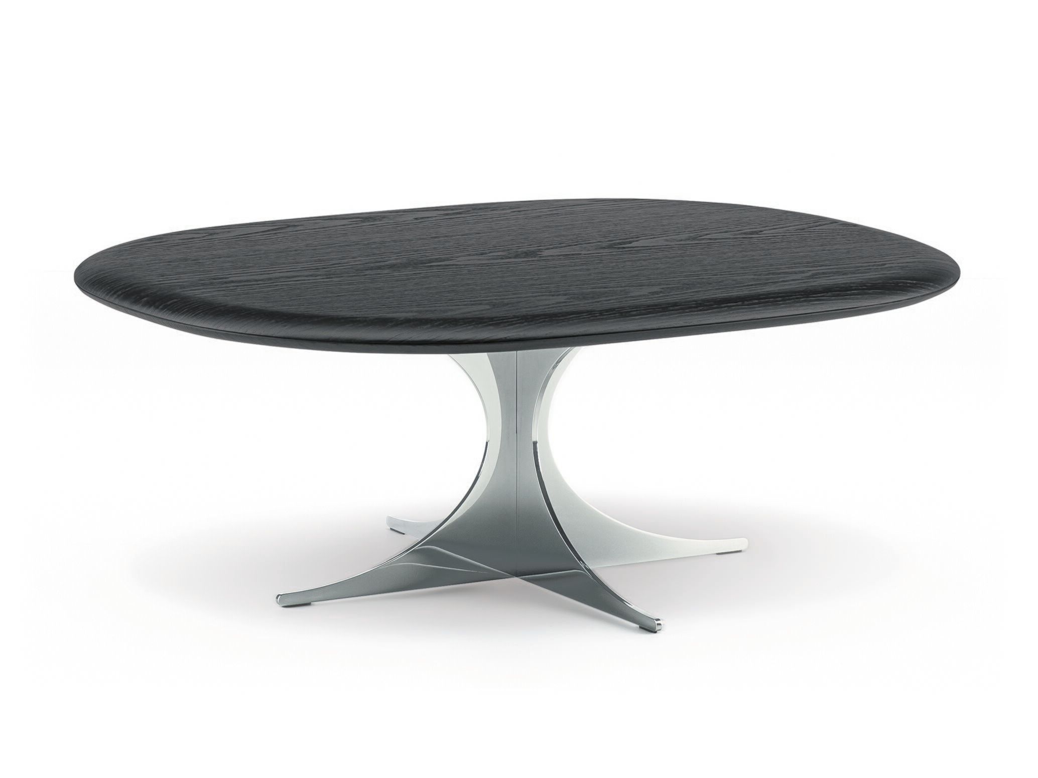 Овальный журнальный столик из ясеня Minotti ANISH WOOD ARCH-00030604