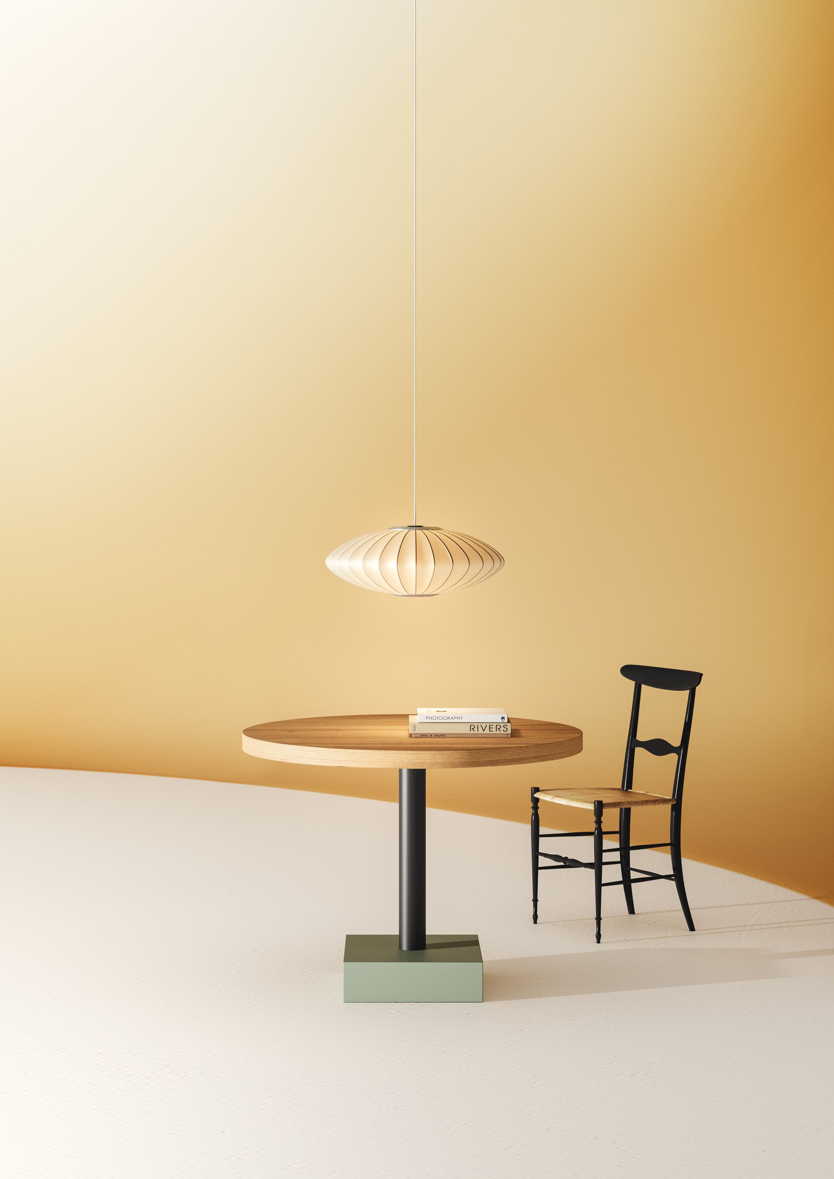 Круглый деревянный стол canaletto Falsasquadra Leandro ARCH-00067001 - Вид №1