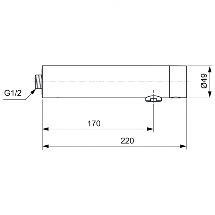 A7560AA Настенный электронный излив для раковины, без смешивания Ideal Standard SENSORFLOW NEW  - Вид №5