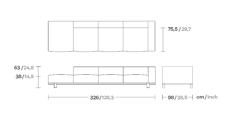 Модульный диван Kettal Molo ARCH-00000394 - Вид №4