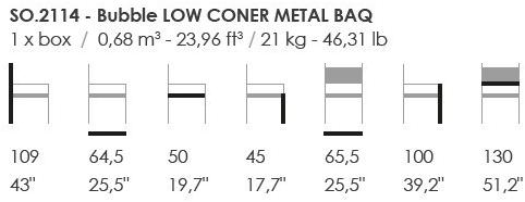 Fenabel Угловое кресло из ткани Bubble sun-id-1443720 - Вид №2