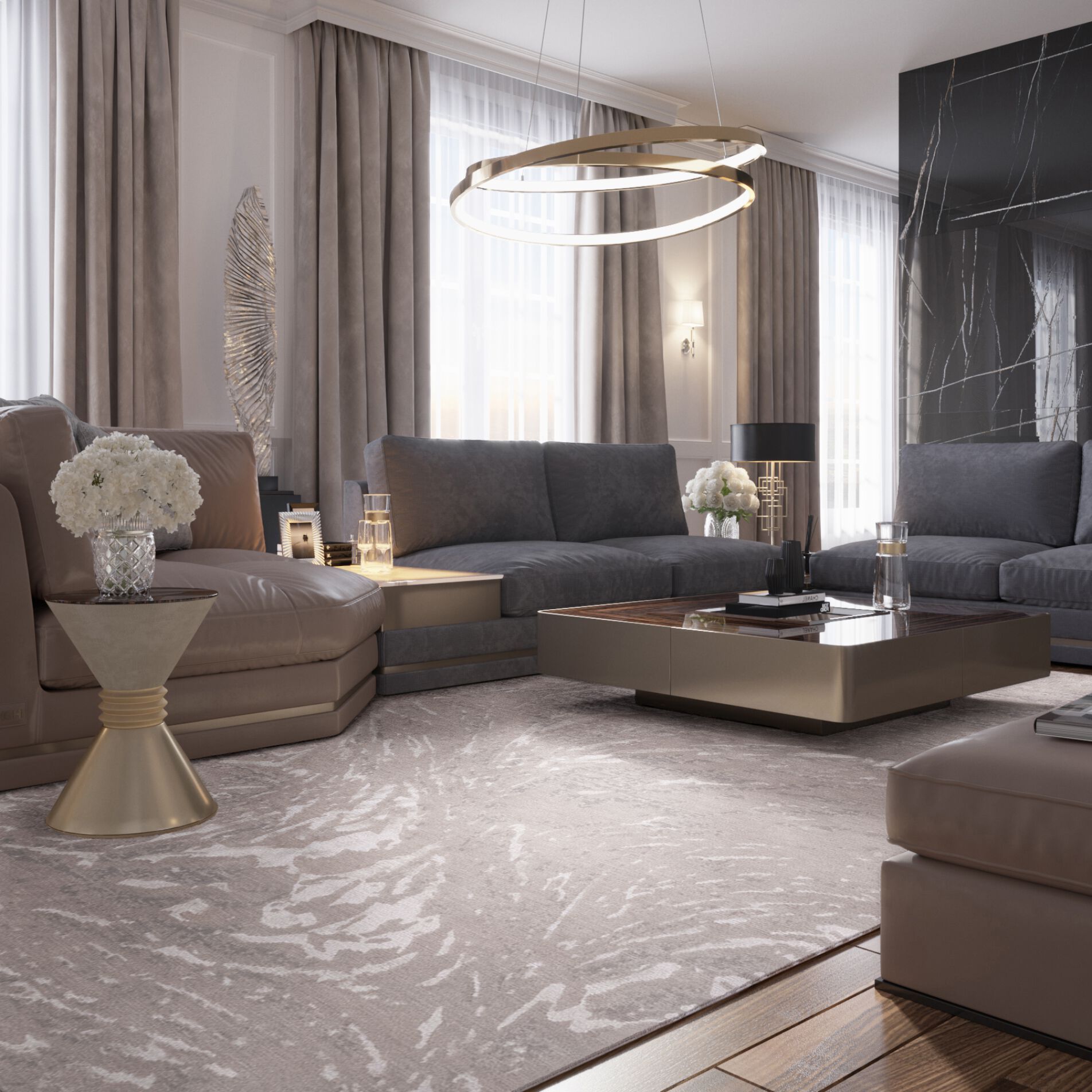 Прямоугольный ковер ручной работы Tapis Rouge Maison Six ARCH-00037481 - Вид №4