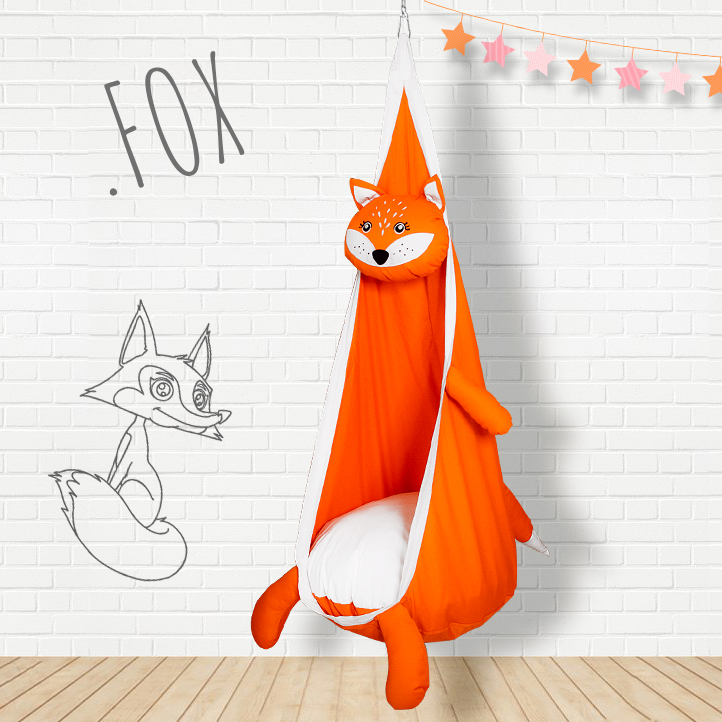 Подвесное кресло-кокон "Лиса" ПОКАЧАЙКА  326704 Оранжевый Santreyd  - Вид №8