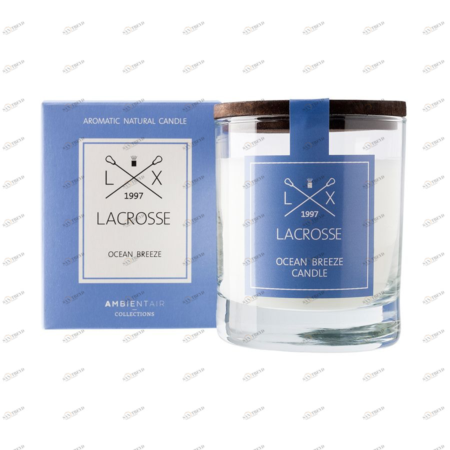 Свеча ароматическая в стекле «Океанский бриз» Ambientair VV040OCLC