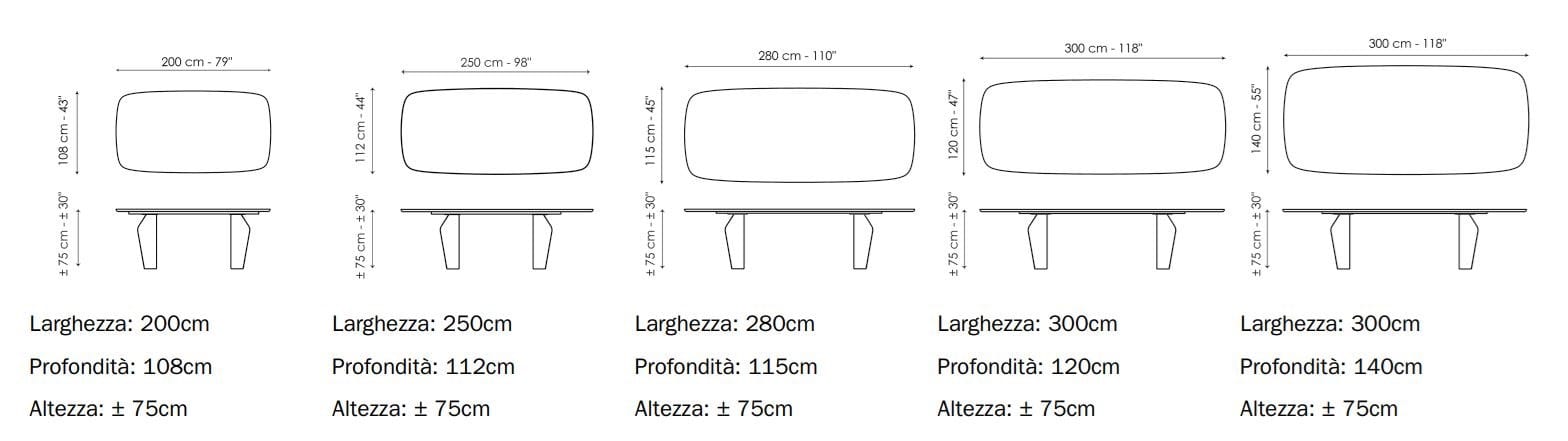 Бочковый стол BONALDO Flame ARCH-00040424 - Вид №3