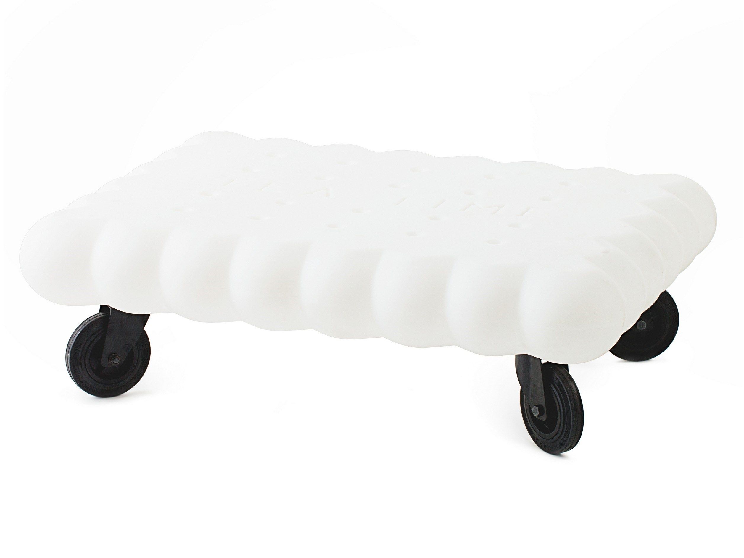 Полиуретановый поворотный прямоугольный журнальный столик SLIDE TEA TIME ARCH-00119646