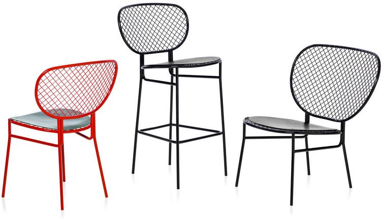 Nola Industrier Кресло из стали с порошковым покрытием Wimbledon sun-id-1418633 - Вид №3