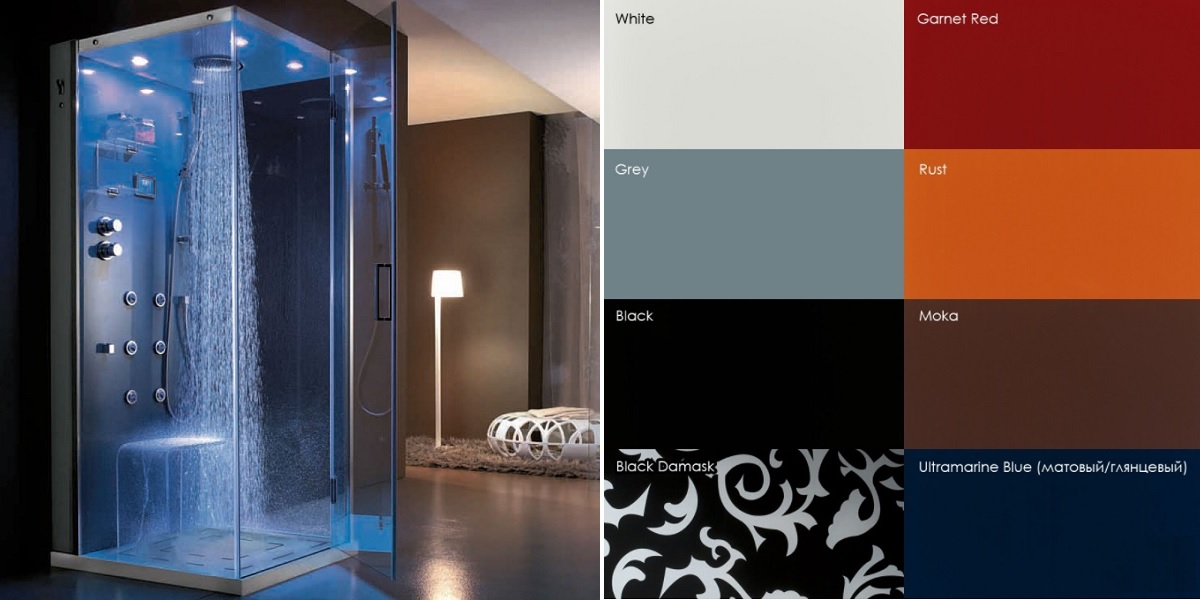 Душевая кабина угловая Tempo INTEGRA 100/80 см 1TPA9D21TPA9S2 Gruppo Geromin - Вид №2