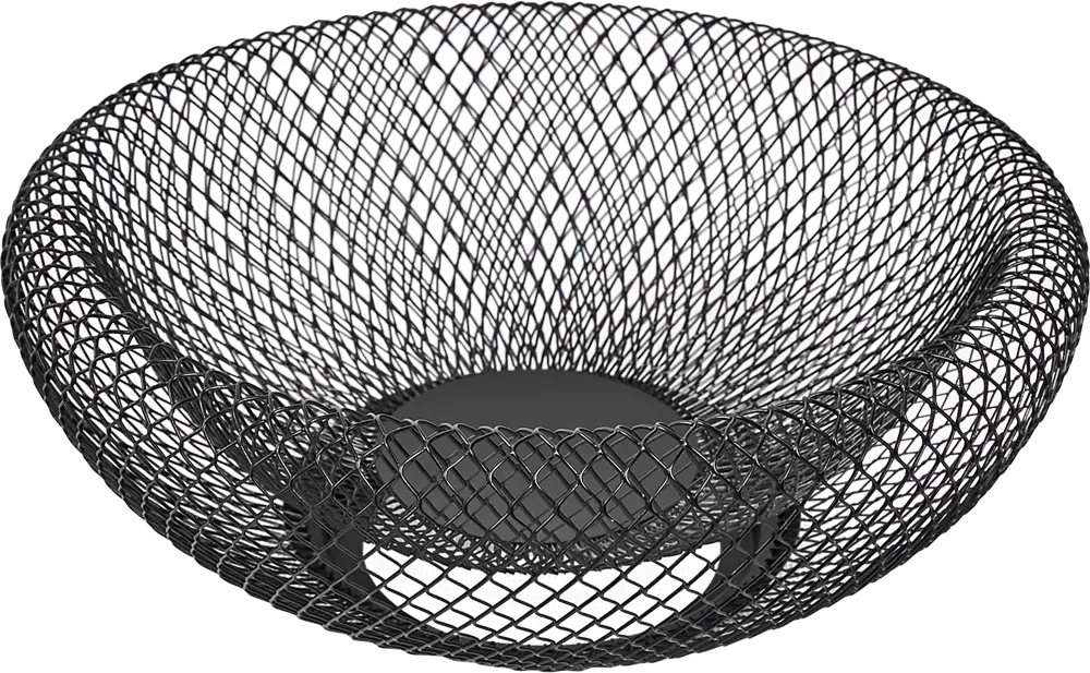 Santreyd — Элегантная металлическая корзина для фруктов 25×25×10 см 88499602