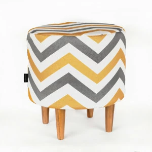 Пуфик круглый на ножках Rikko ARBEN DECOR MAGIC RIKKO 00-3833287 Белый;желтый;разноцветный