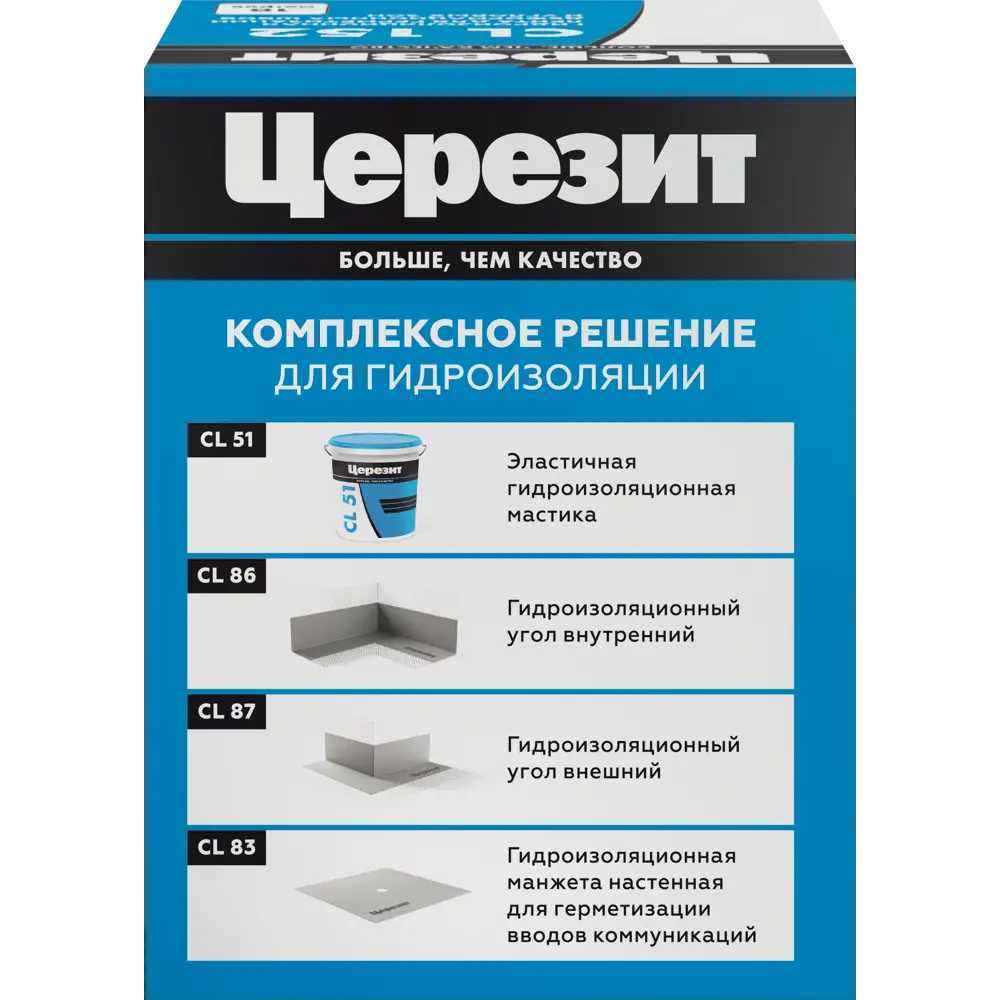 Гидроизоляционная лента ЦЕРЕЗИТ CL 152 для герметизации швов 10 м 82040519 STLM-0018218 - Вид №1