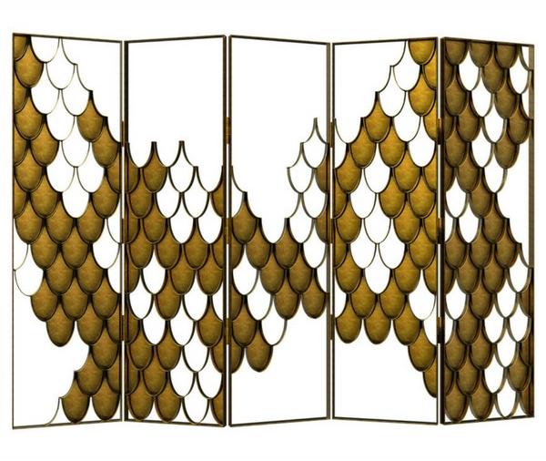 BRABBU Латунный экран Koi sun-id-1500266 - Вид №1