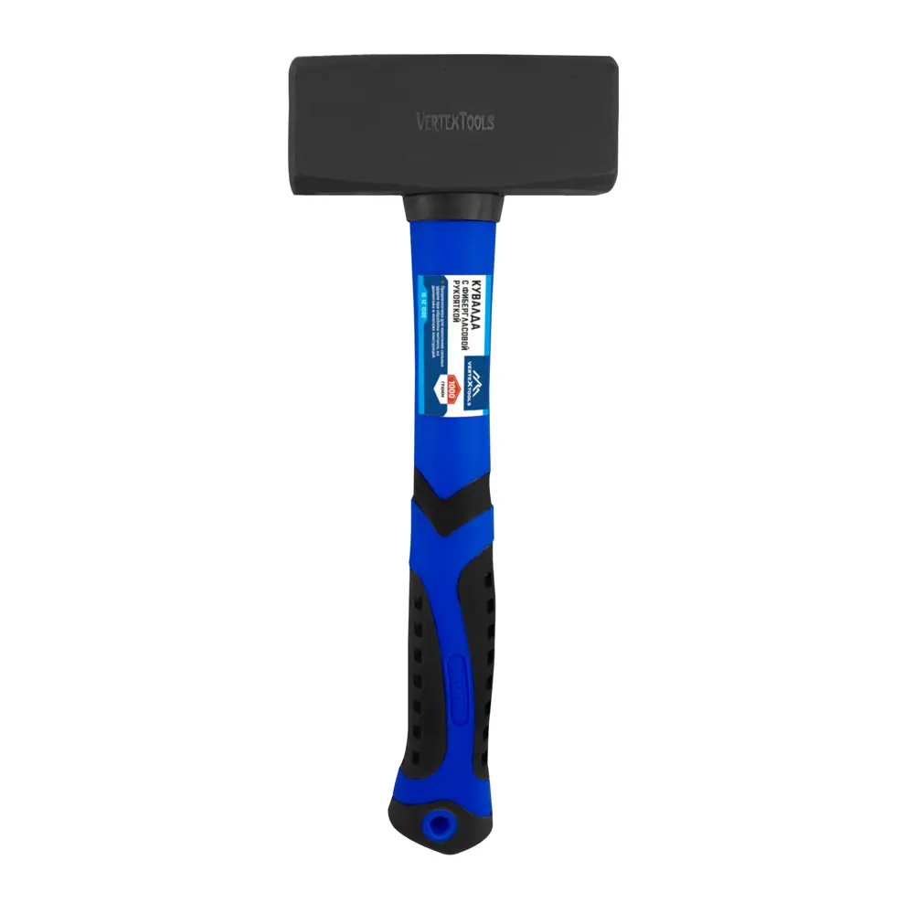 Кувалда VERTEXTOOLS профессиональная с фиберглассовой рукояткой 1000 г 89395713 STLM-1566965