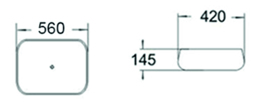 Раковина чаша SL-1045 SANTILINE  - Вид №1