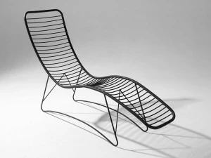 Studio Stirling Шезлонг из стали с порошковым покрытием Pod