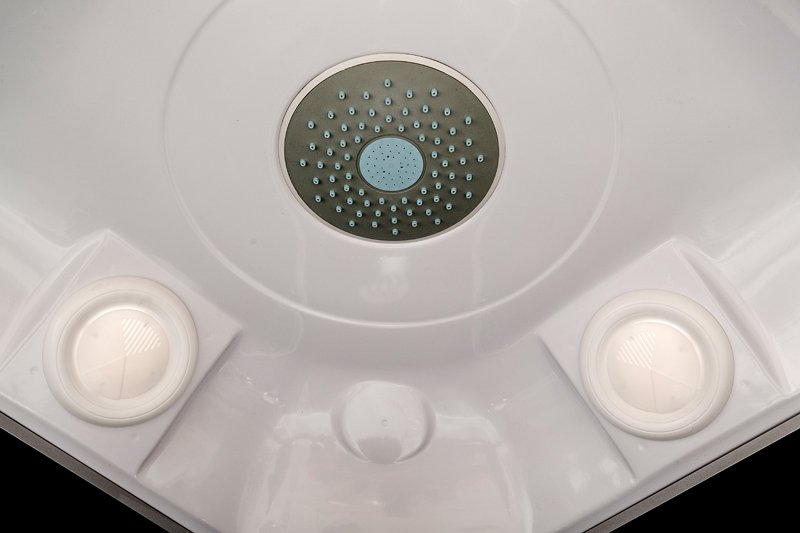 ЕМ4516 LED Душевая кабина DETO Серия EM L 801 с электрикой BLACK - Вид №6